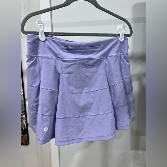 Women’s LULULEMON Lilac Smoke* Pace Rival Mid-Rise Skort Skirt - Picture 5 of 10